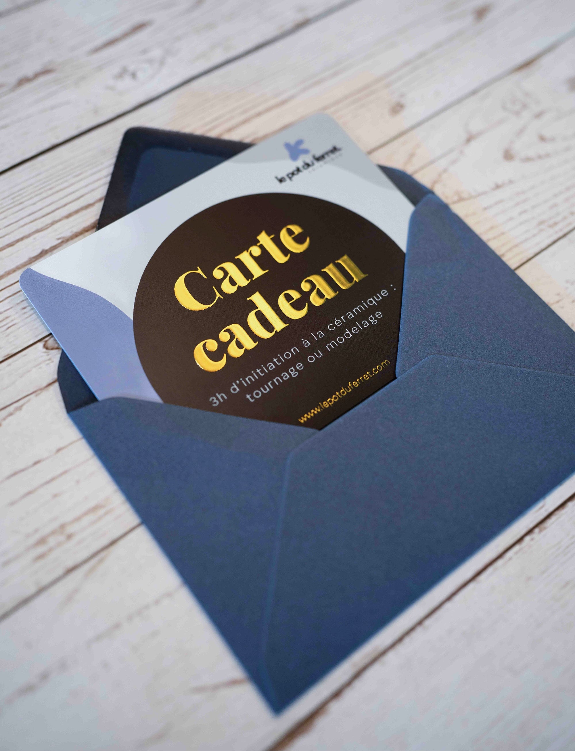 Carte cadeau : 3h d’initiation tournage ou modelage